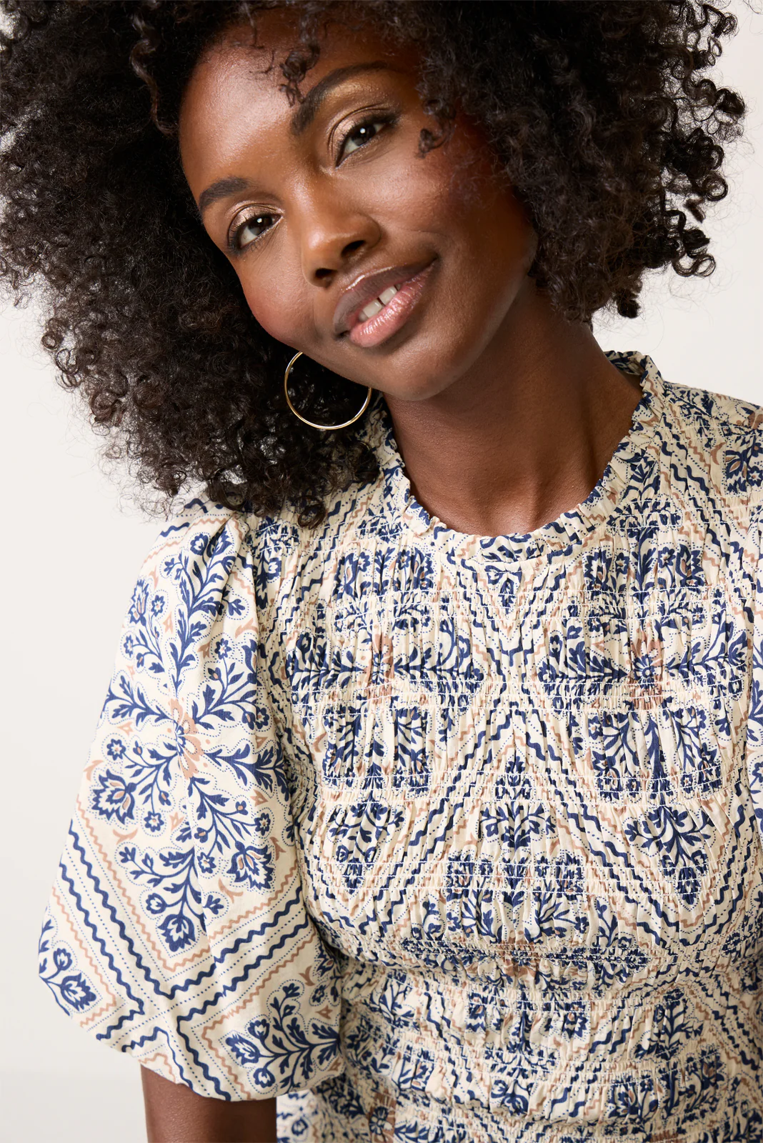 Mina Smocked Blouse - Image 3