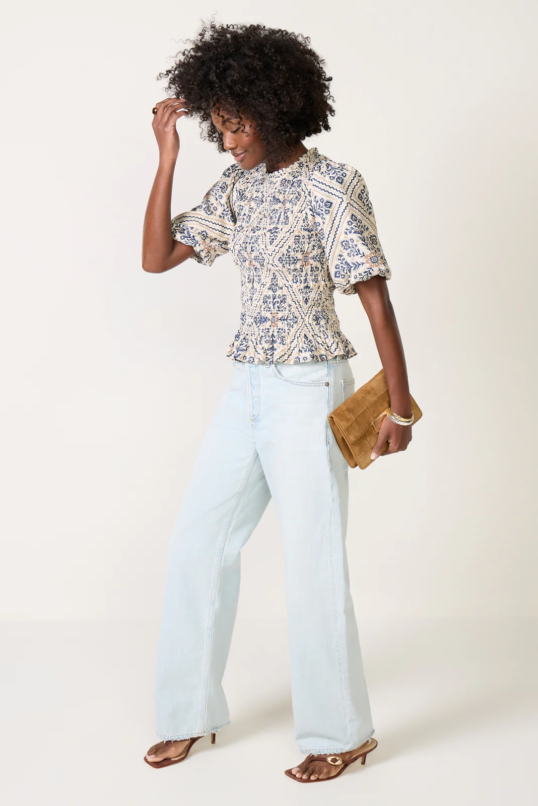 Mina Smocked Blouse - Image 5