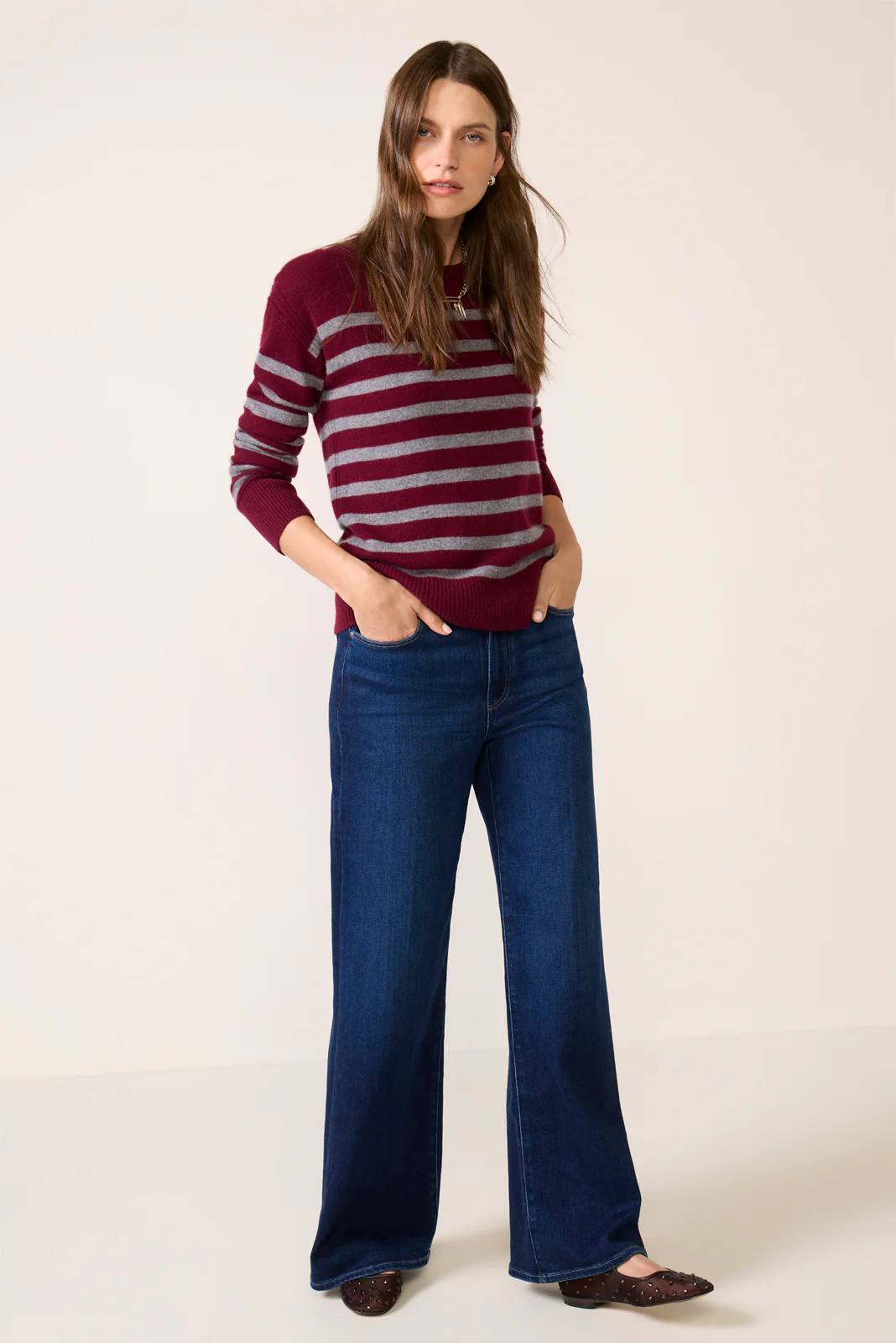 Minka Long Sleeve Cashmere Sweater - Image 2