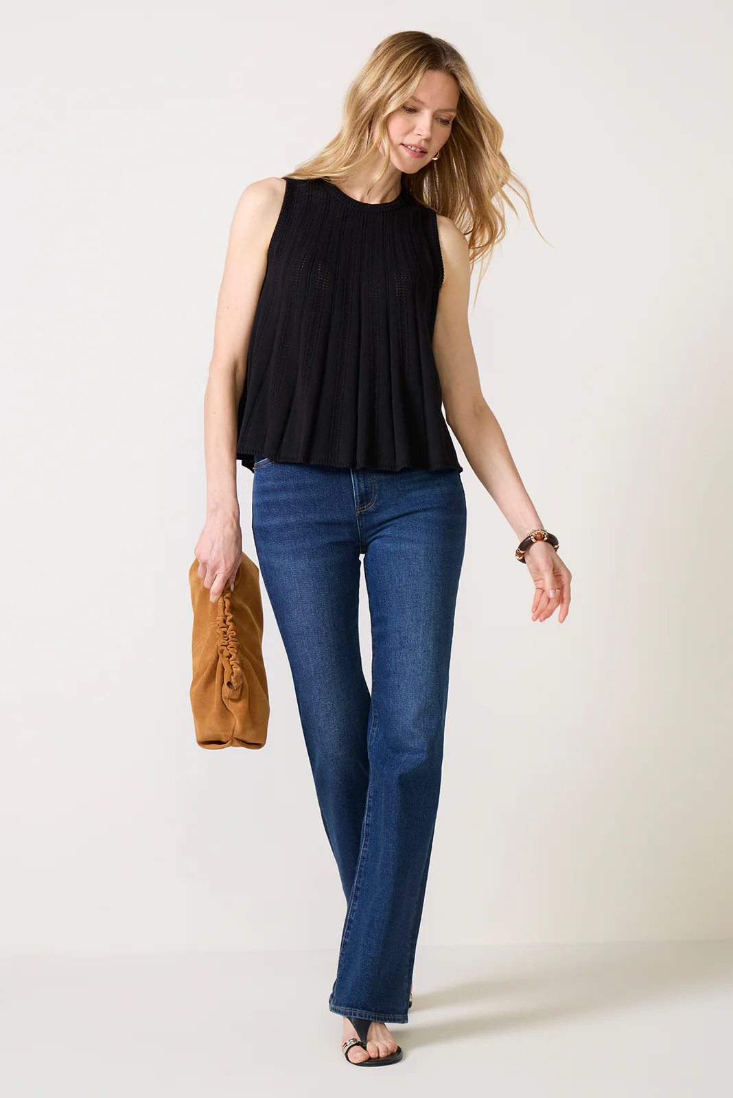 Mira Swing Hem Crew Tank - Image 2