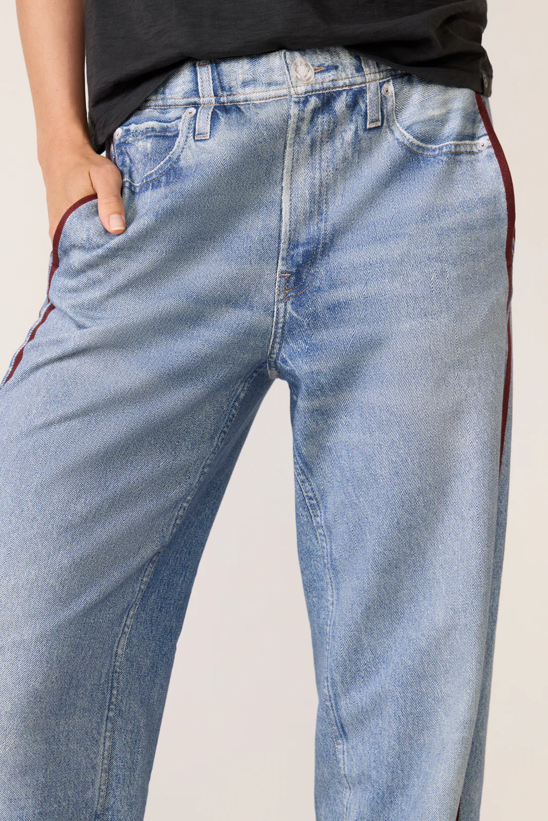 Miramar Terry Wide Leg Track Pant - Image 2