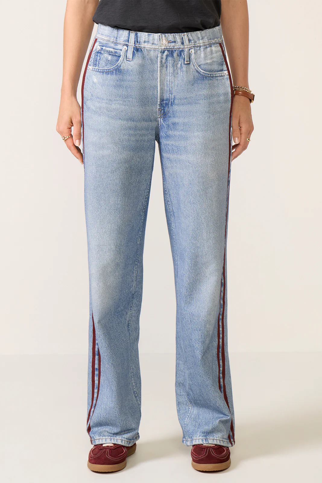 Miramar Terry Wide Leg Track Pant - Image 6