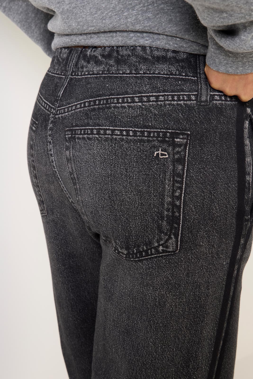 Miramar Terry Wide Leg Track Pant - Image 3
