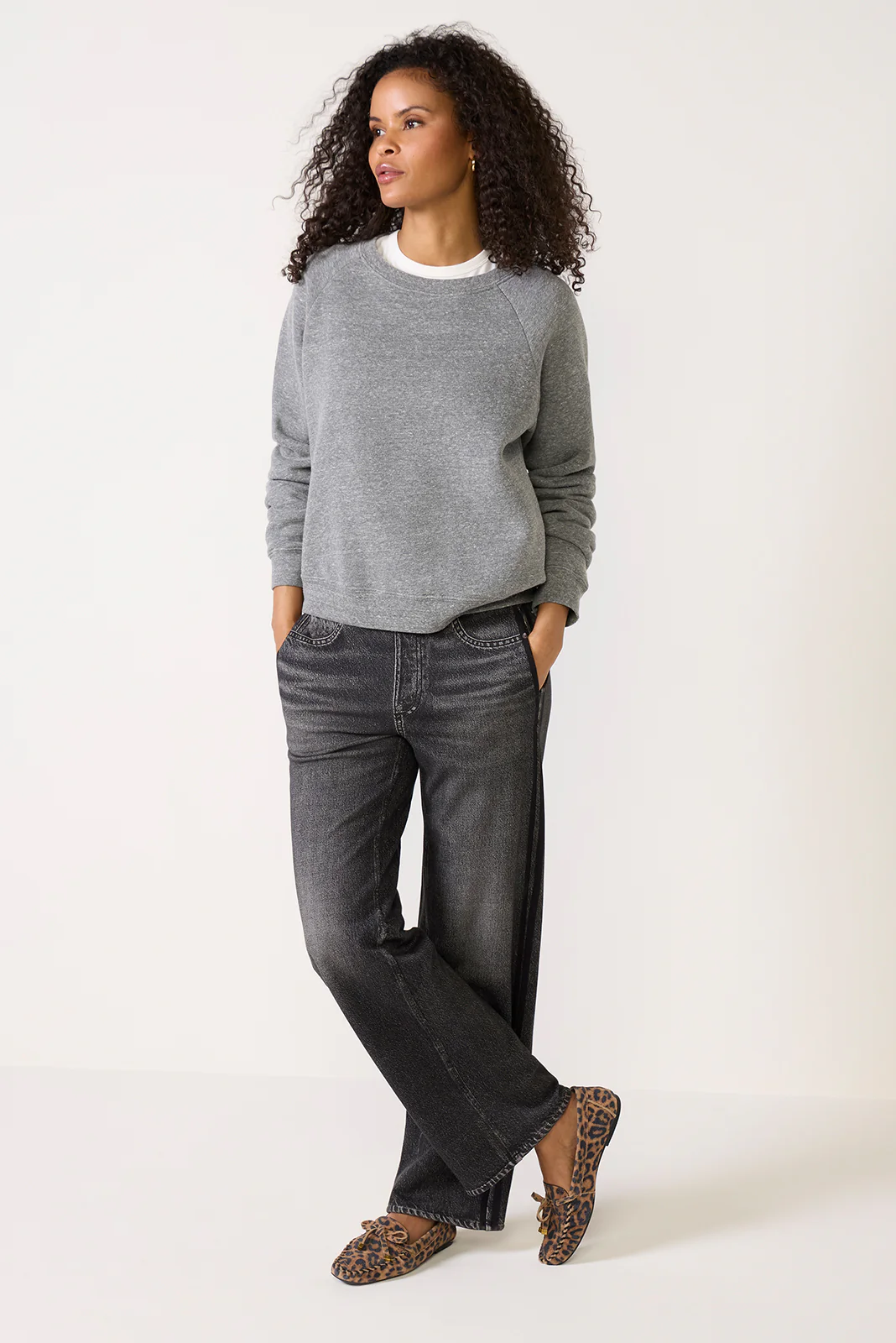 Miramar Terry Wide Leg Track Pant - Image 5