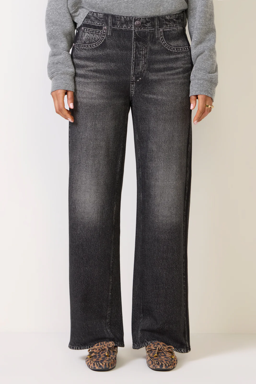 Miramar Terry Wide Leg Track Pant - Image 6