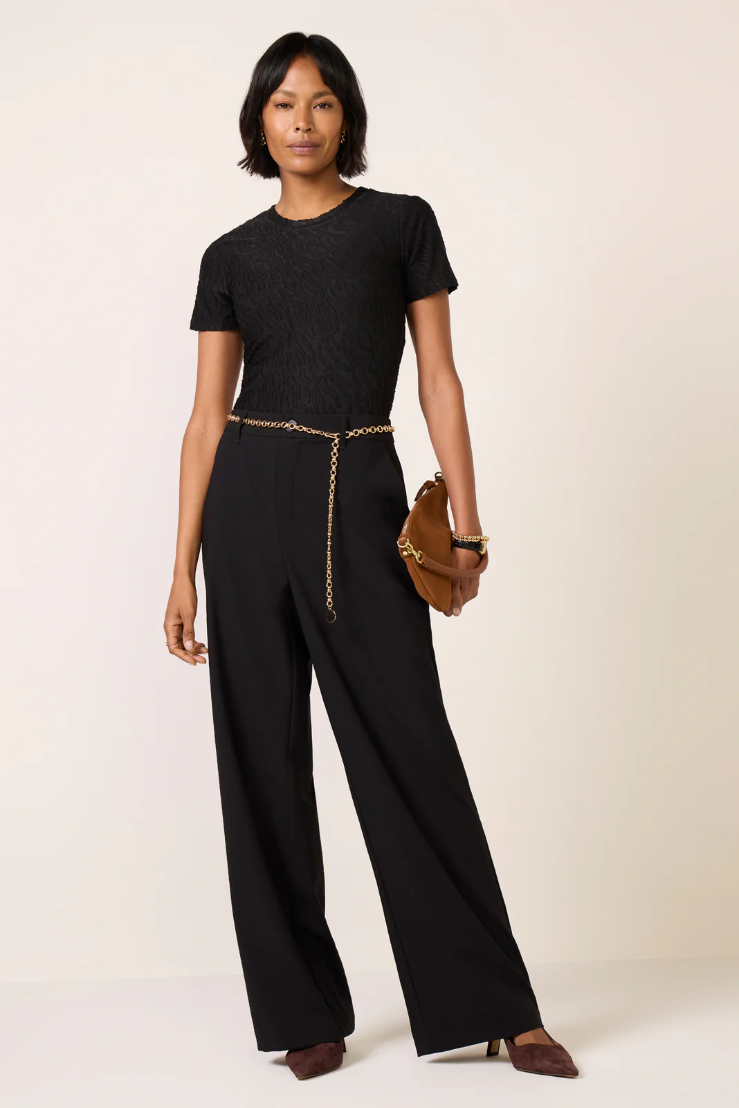 Mitchie Burnout Short Sleeve Top - Image 2
