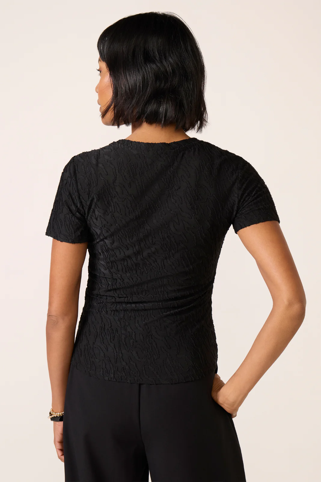Mitchie Burnout Short Sleeve Top - Image 4