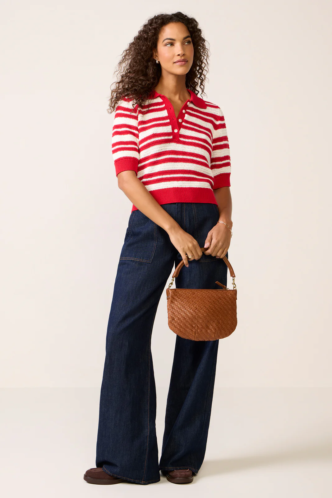 Monica Henley Polo Sweater - Image 2