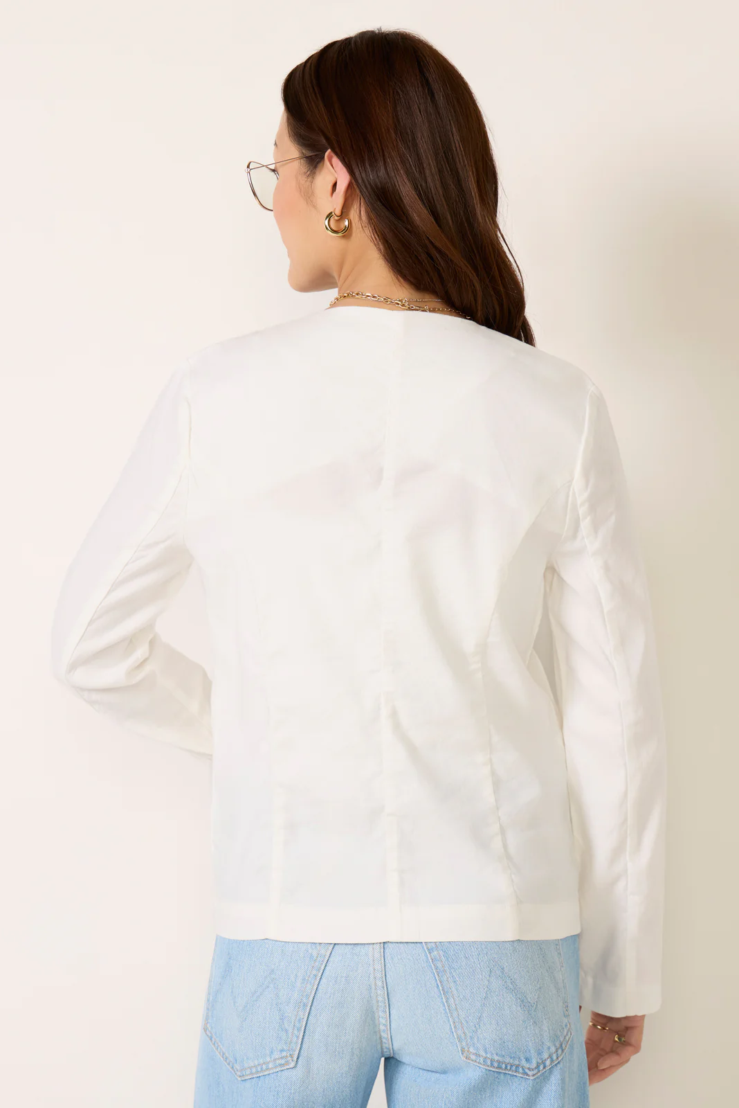 Mya Stretch Linen Blazer - Image 4