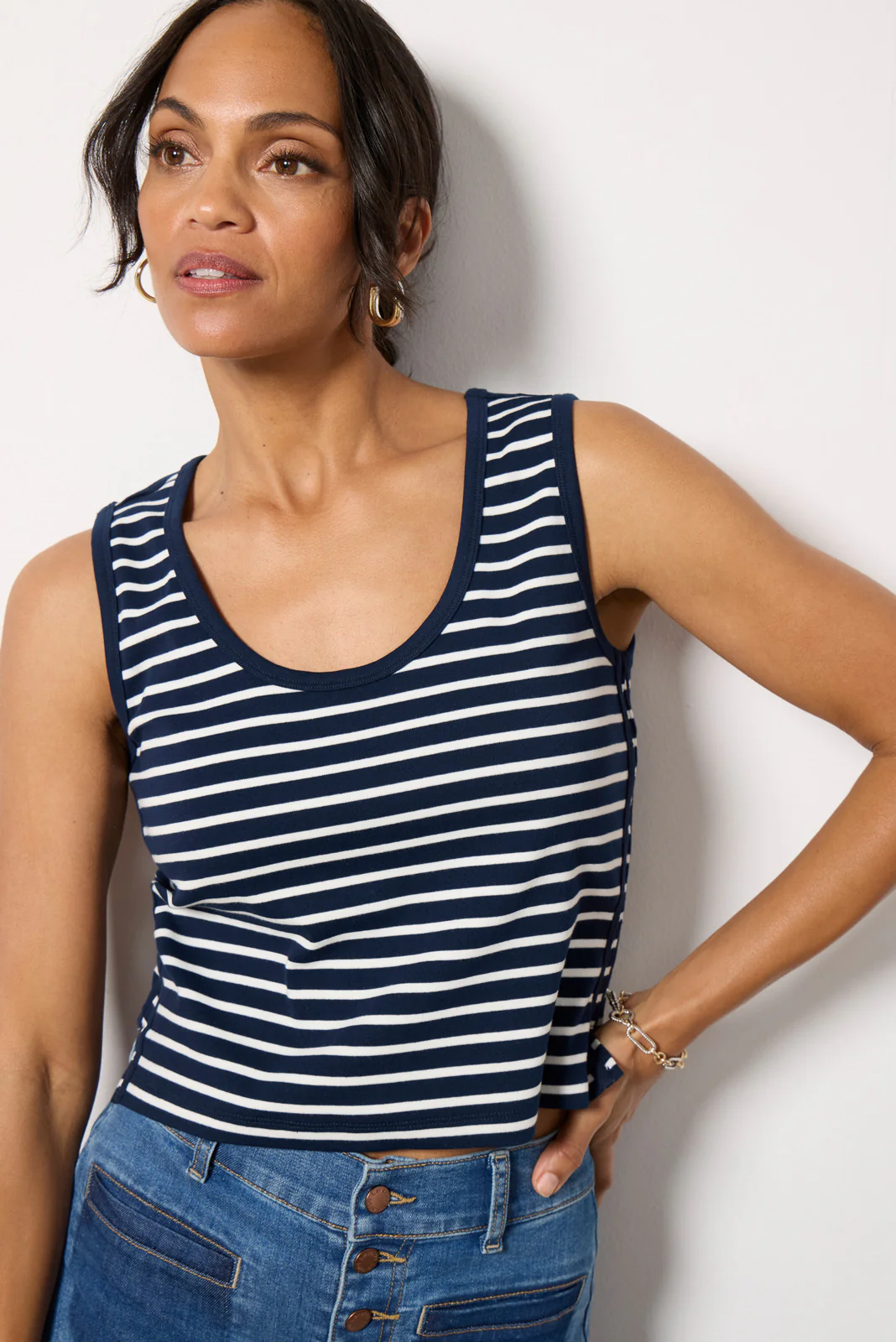 Myles Stripe Tank - Image 3