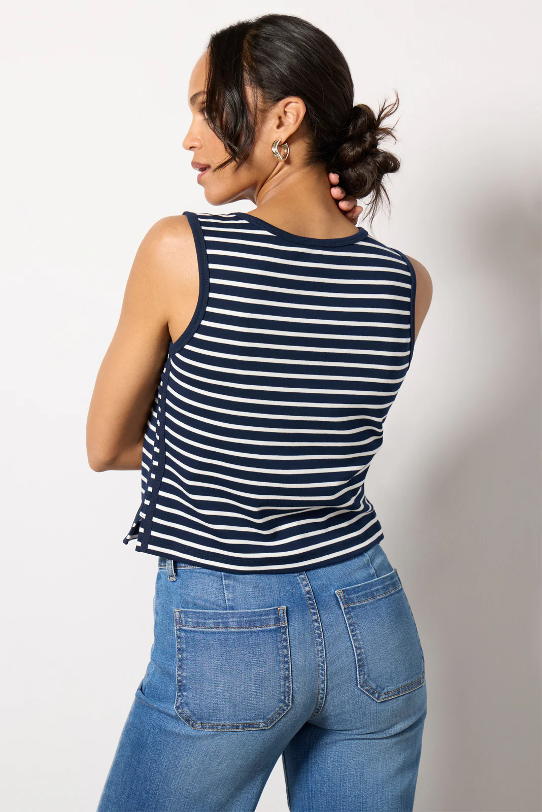 Myles Stripe Tank - Image 4