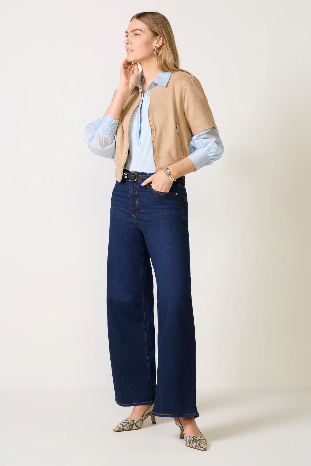 Nelly Sheer Sleeve Top - Image 2
