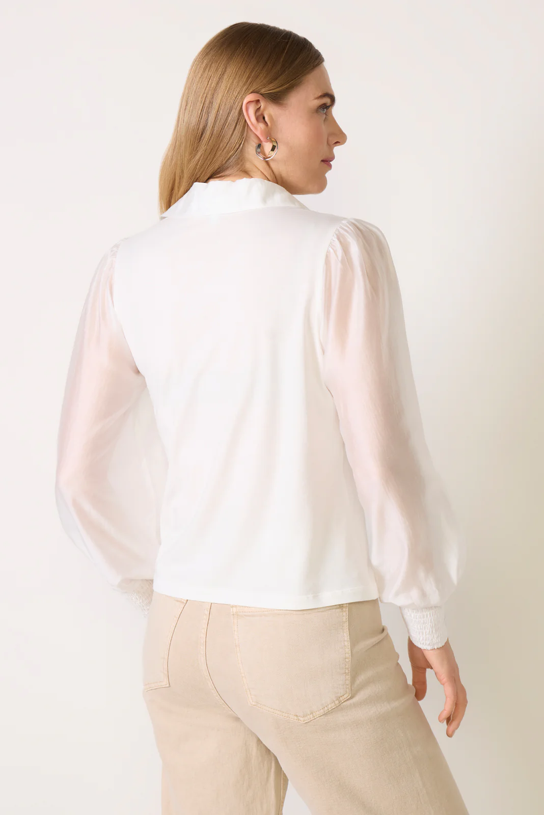 Nelly Sheer Sleeve Top - Image 5