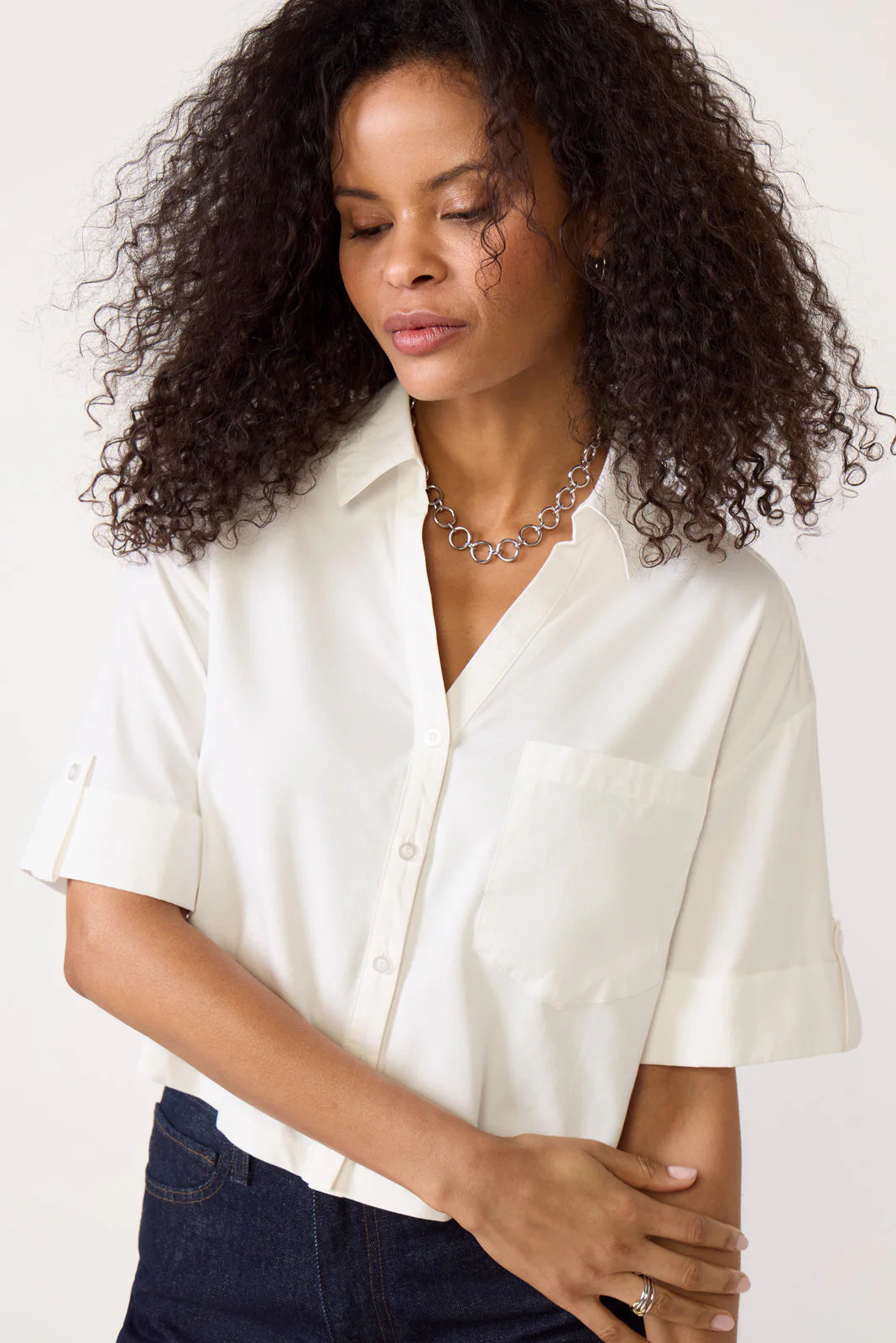 Nelson Cropped Shirt - Image 3