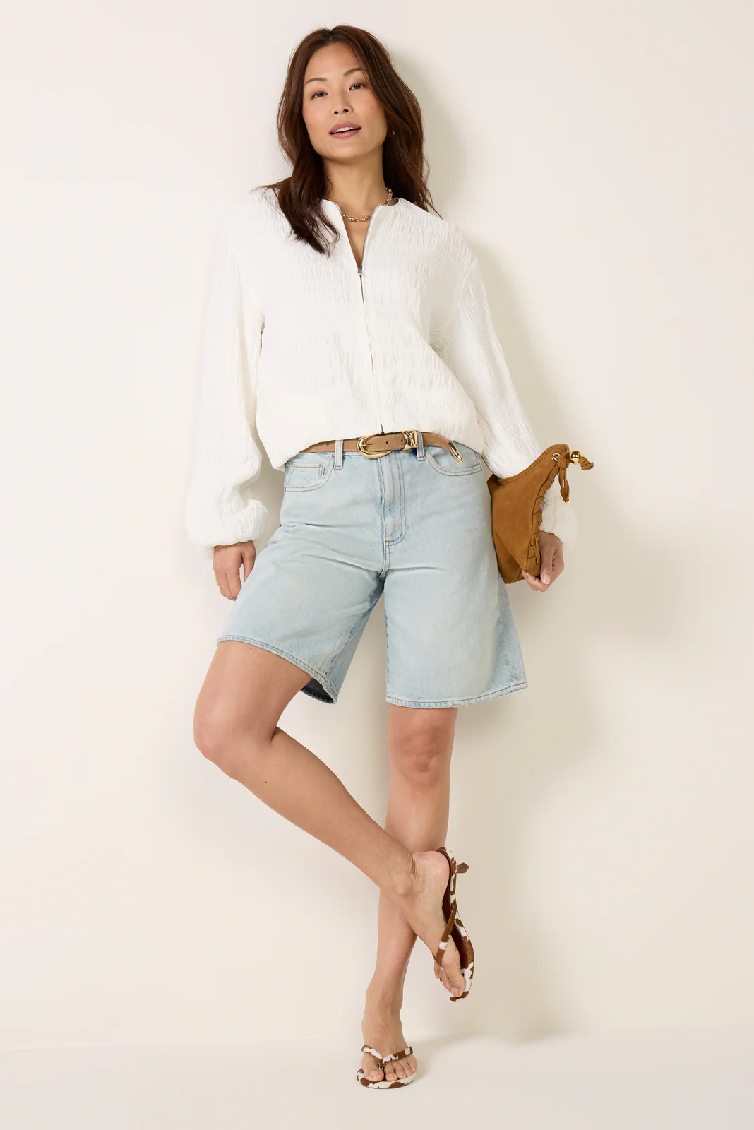 Nia Textured Bomber - Image 2