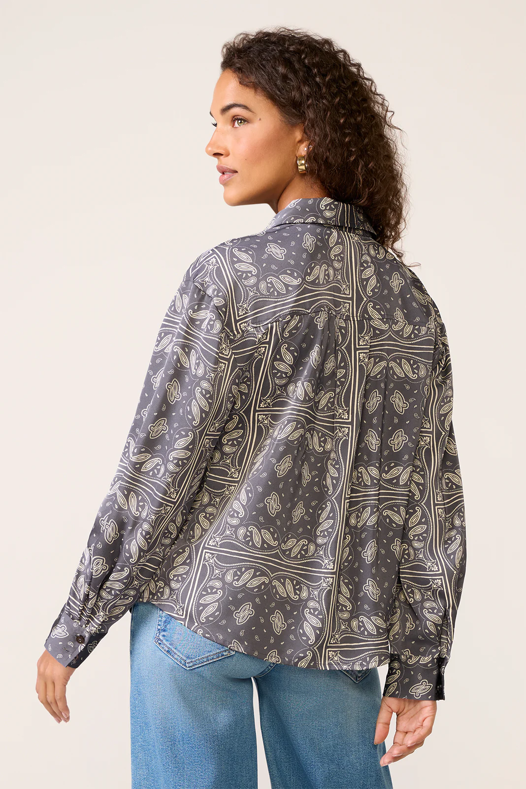 Nicky Satin Shirt - Image 4