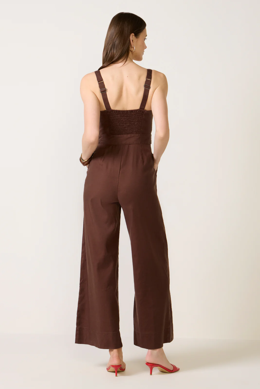Nicole Stretch Linen Jumpsuit - Image 4