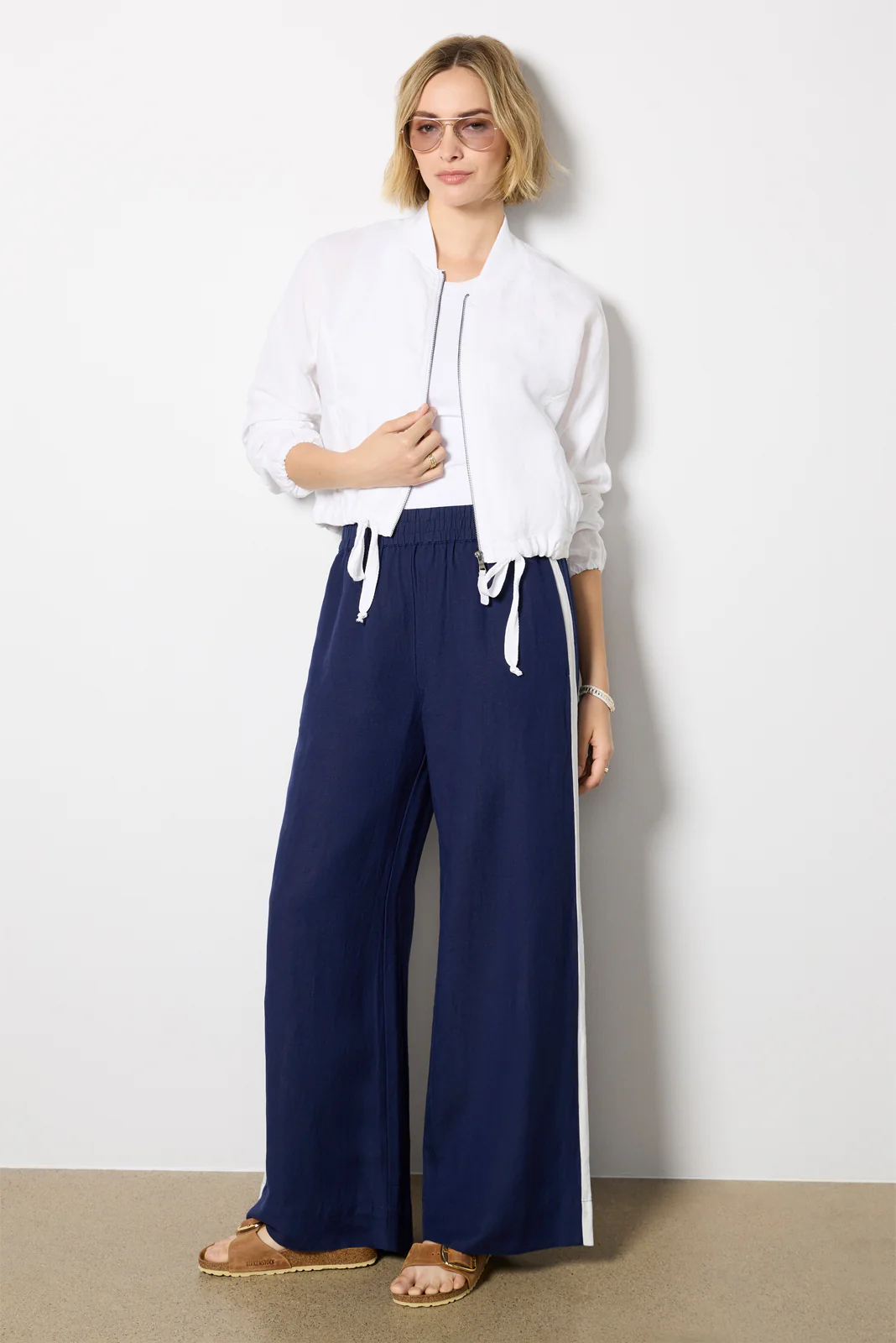 Noa Relaxed Linen Bomber - Image 5