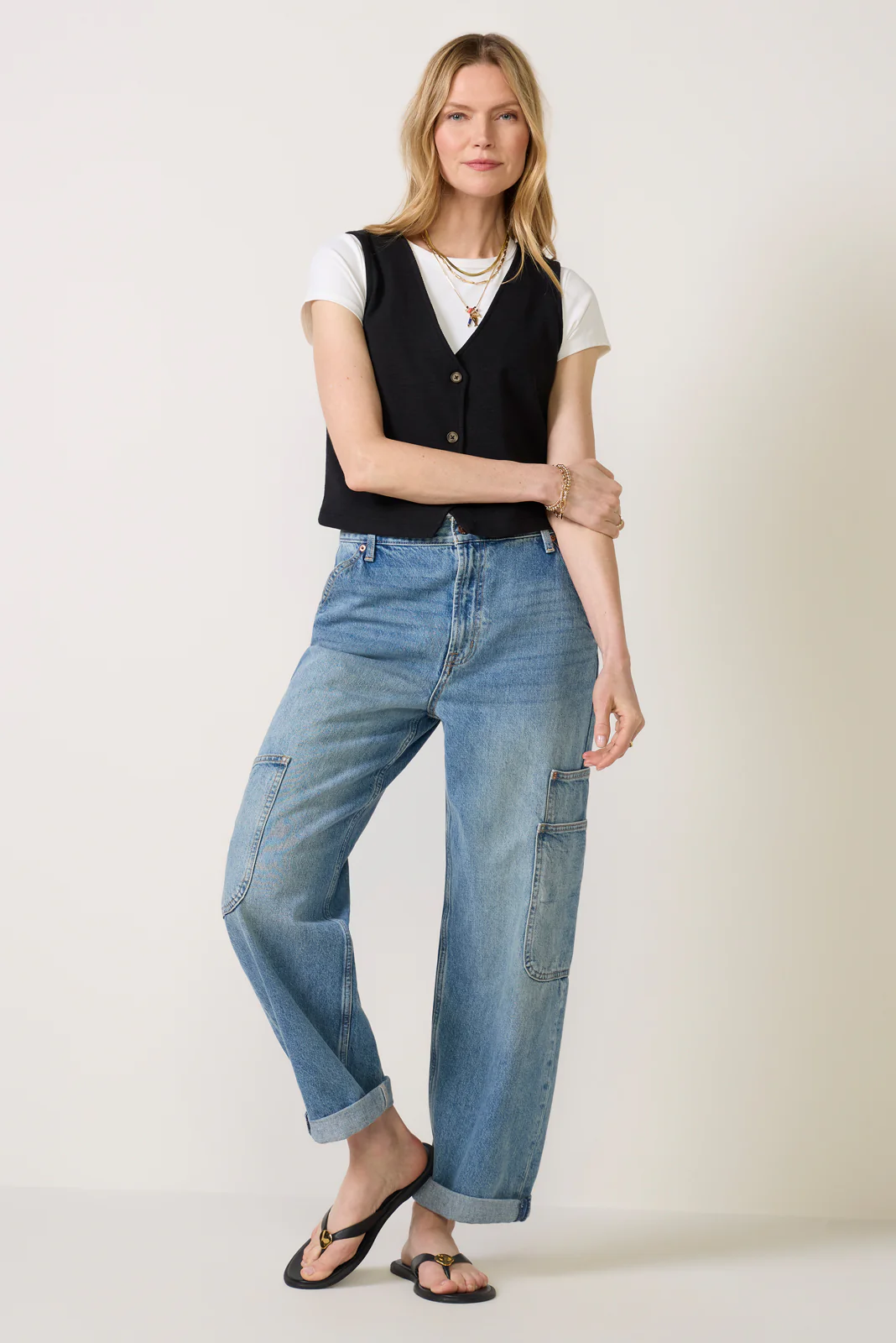 Noelle Textured Tank Top - Image 2