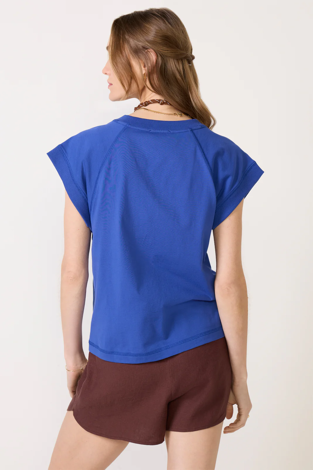 Nora V Neck Muscle Tee - Image 4