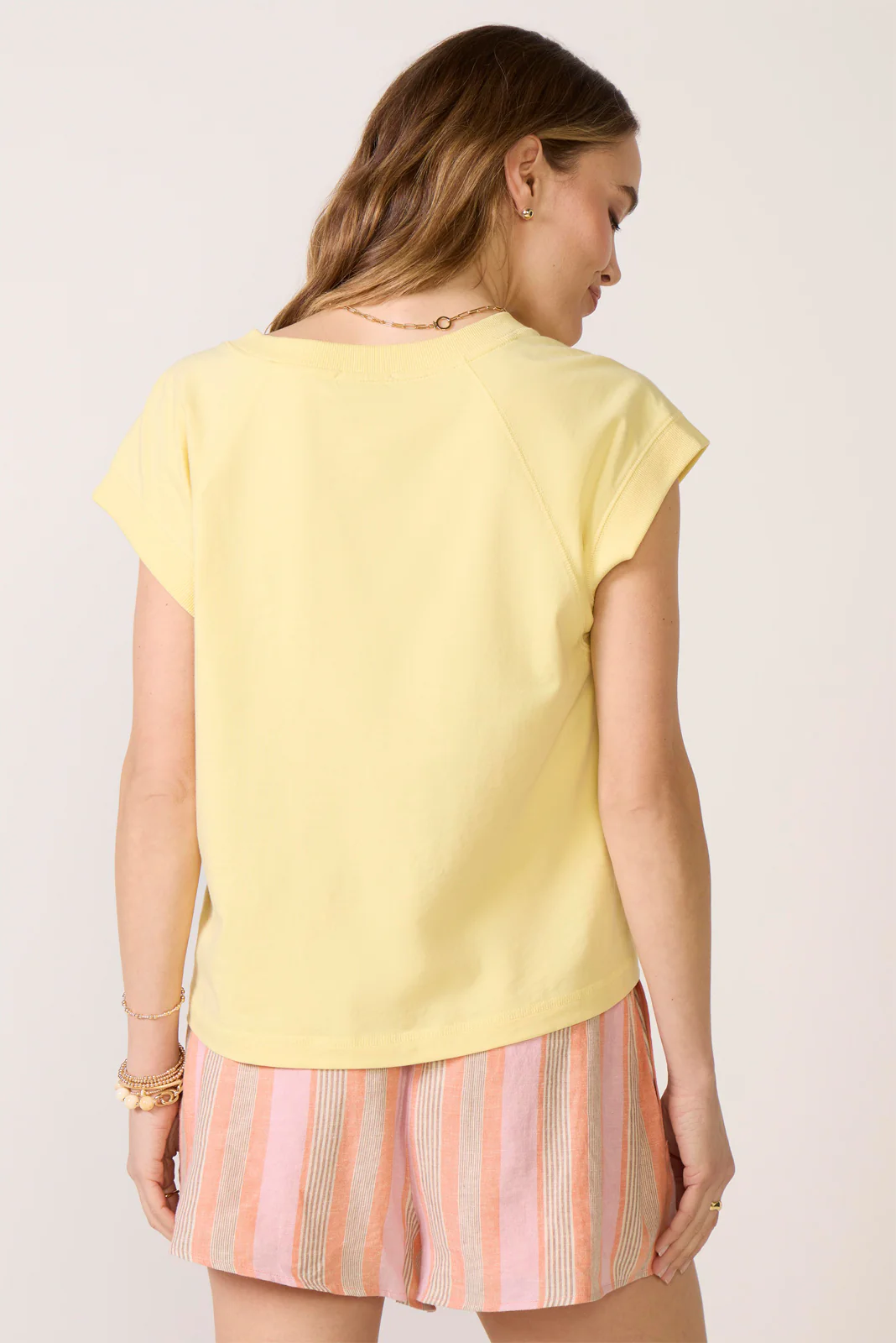 Nora V Neck Muscle Tee - Image 4