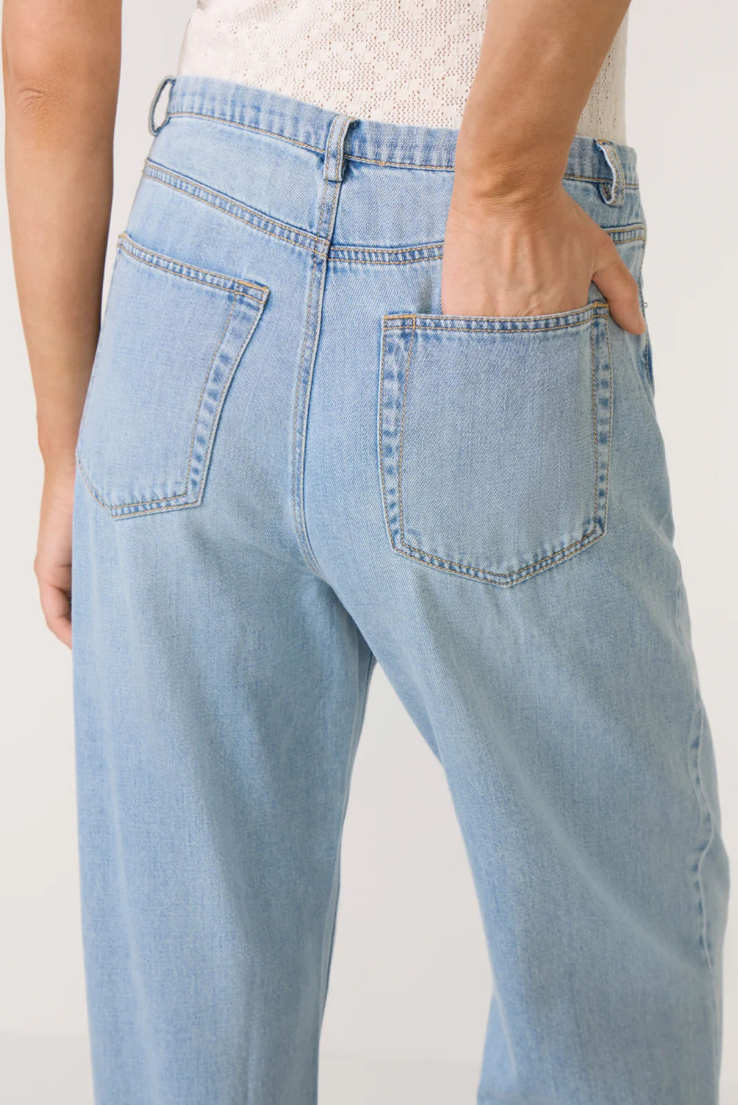 Normandie Wide Leg Jean - Image 3