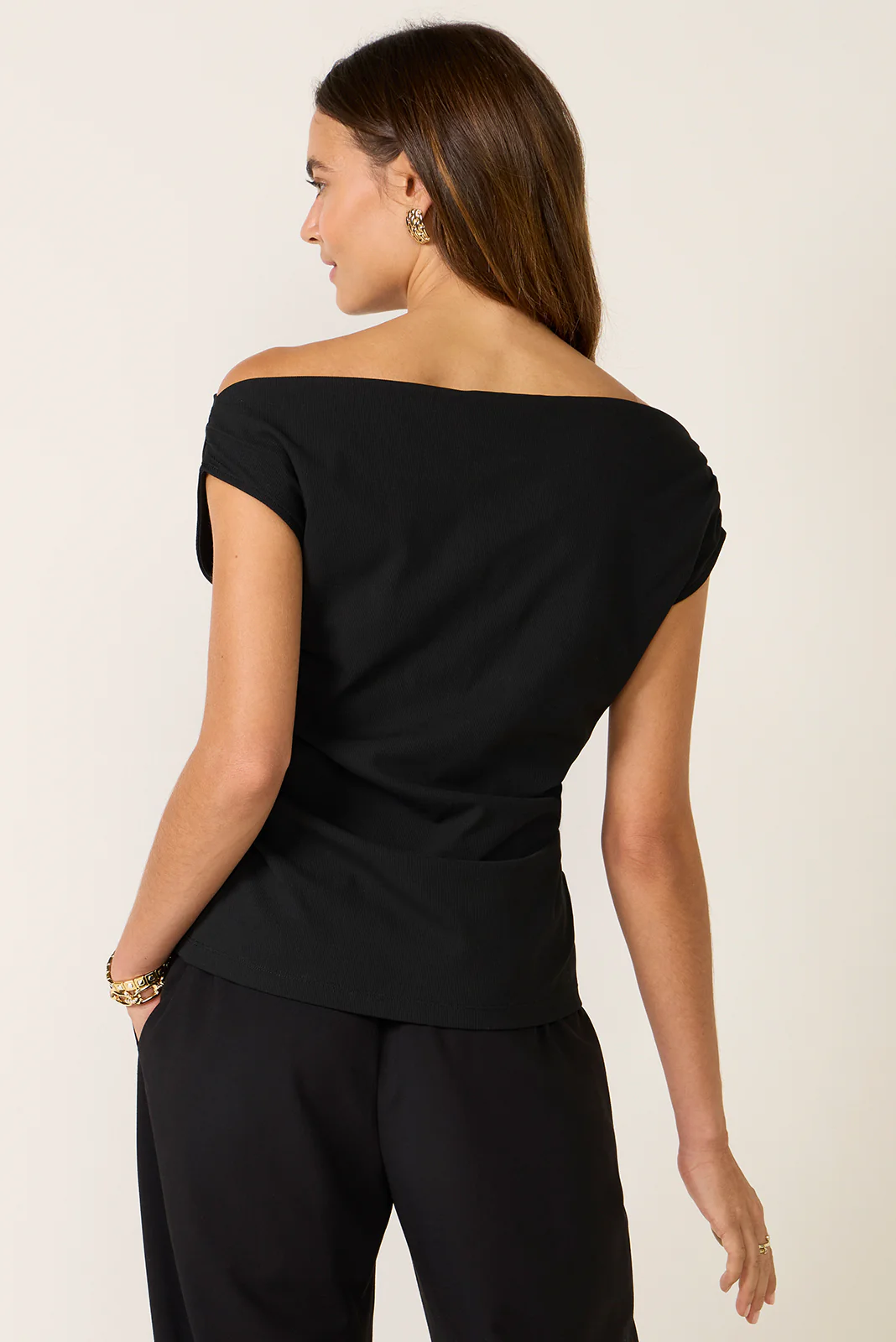 Off The Shoulder Ruched Top - Image 4