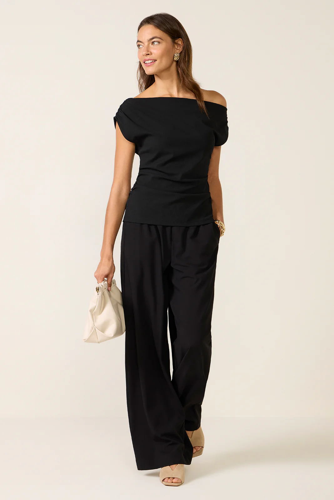 Off The Shoulder Ruched Top - Image 5