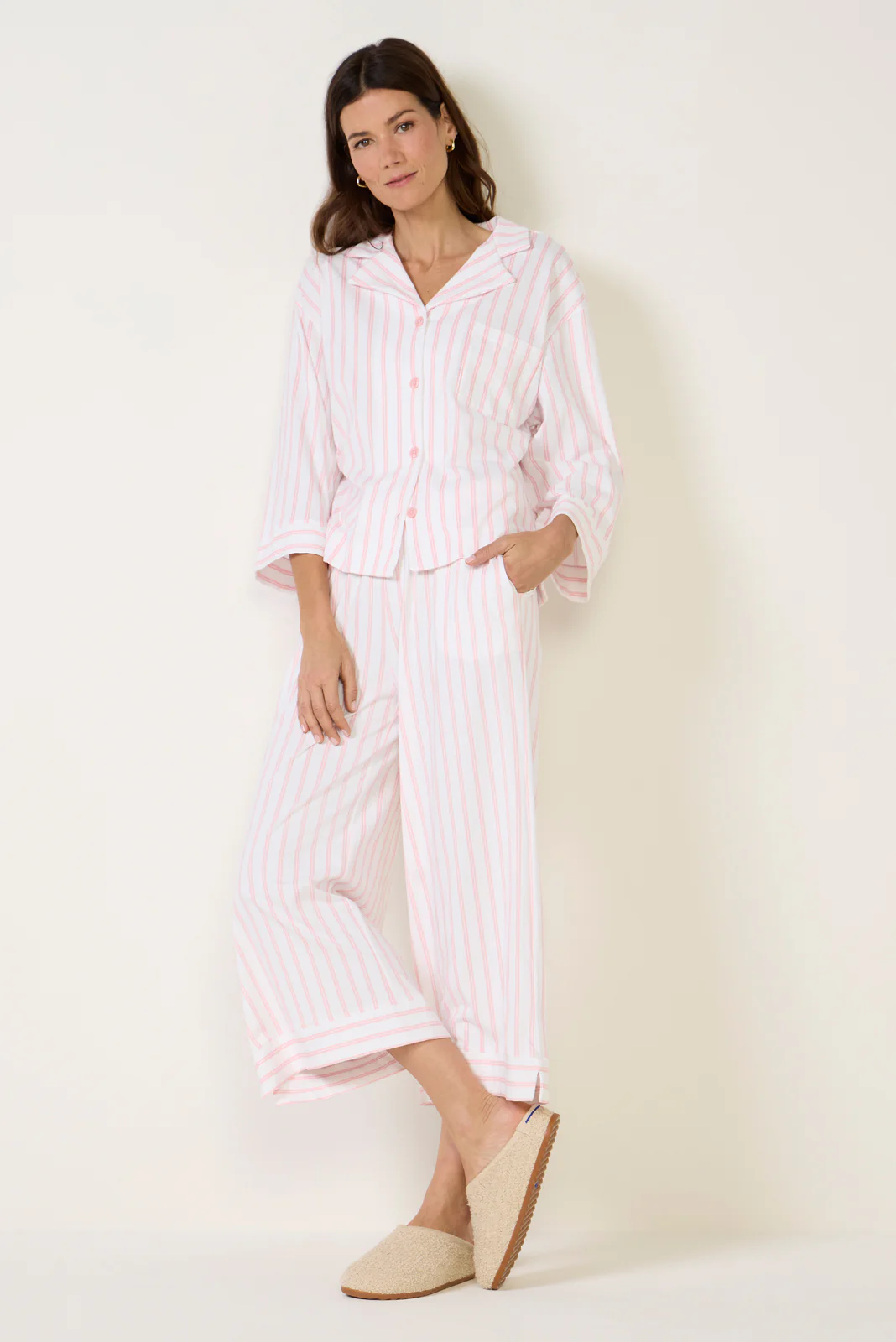 Olivia Wide Leg Pajama Set - Image 5