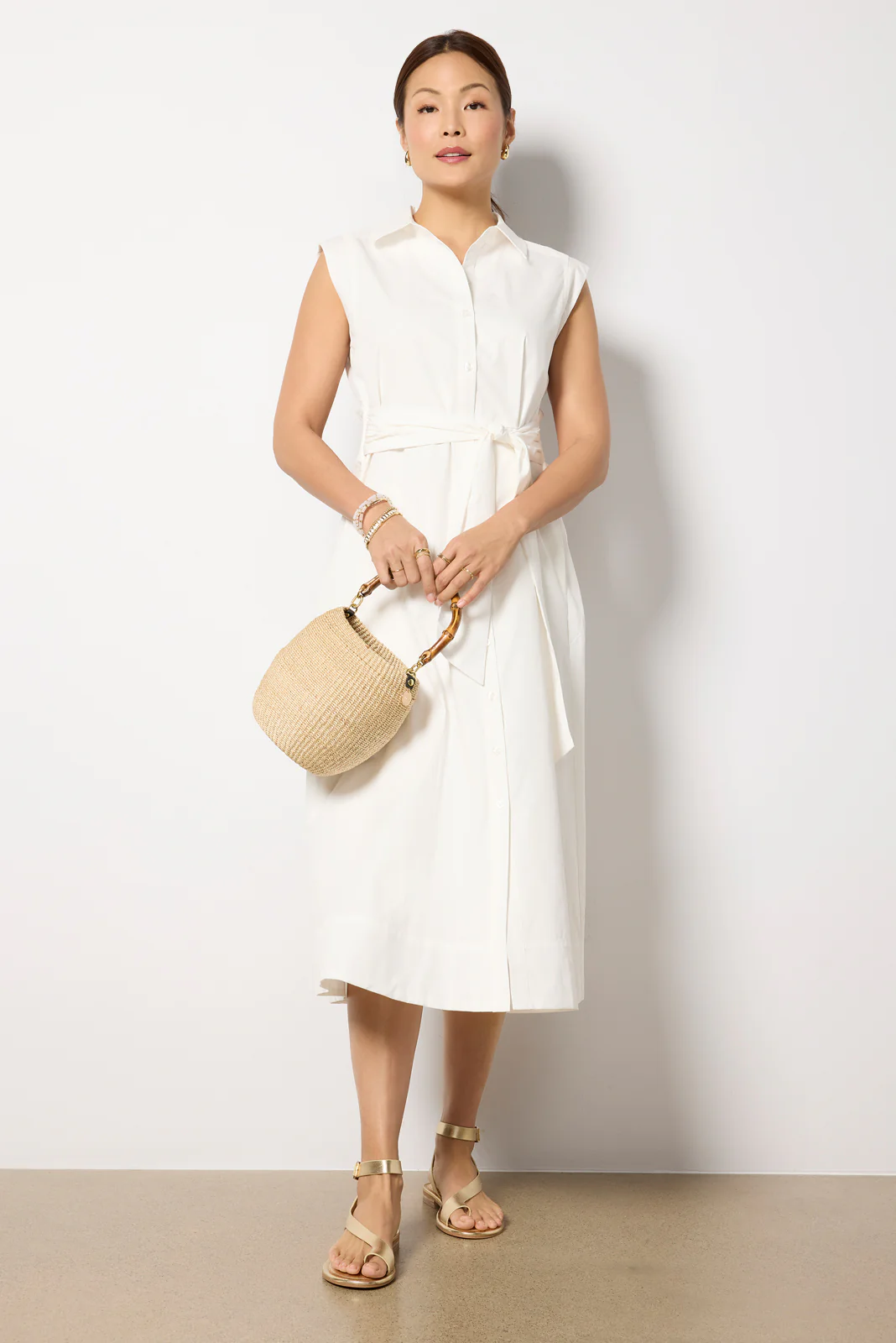 Perry Tie Waist Shirt Dress - Image 6