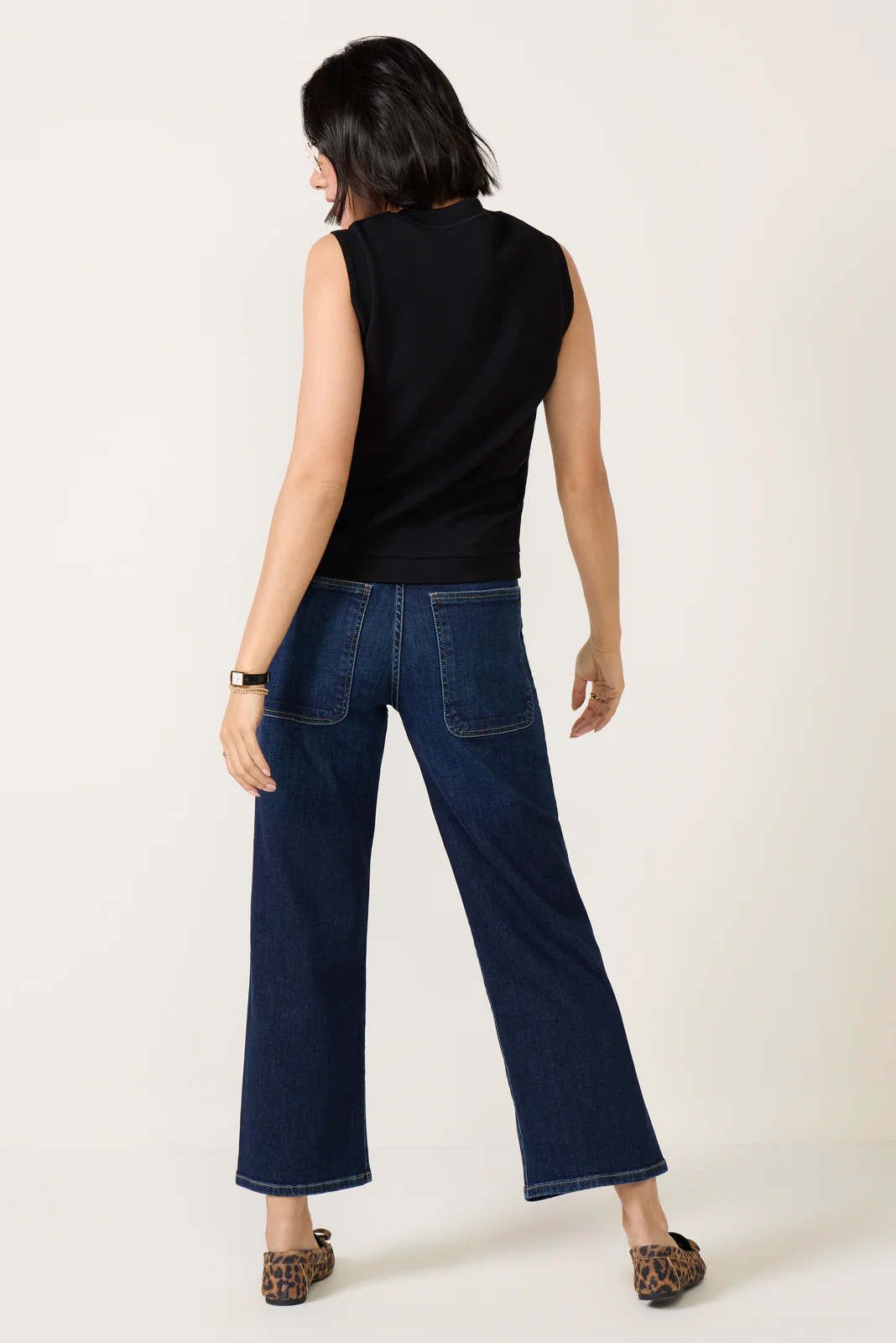 Petite Avery Pork Chop Pocket Straight Jean - Image 4