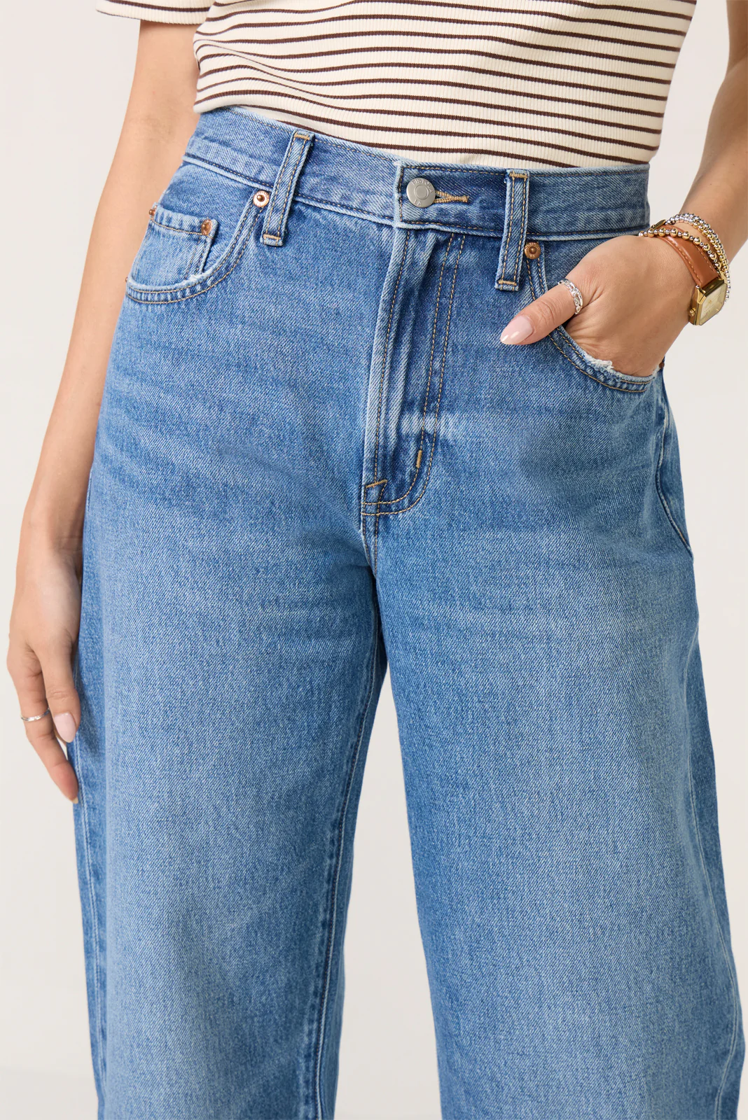 Petite Donny Rolled Hem Boyfriend Jean - Image 2
