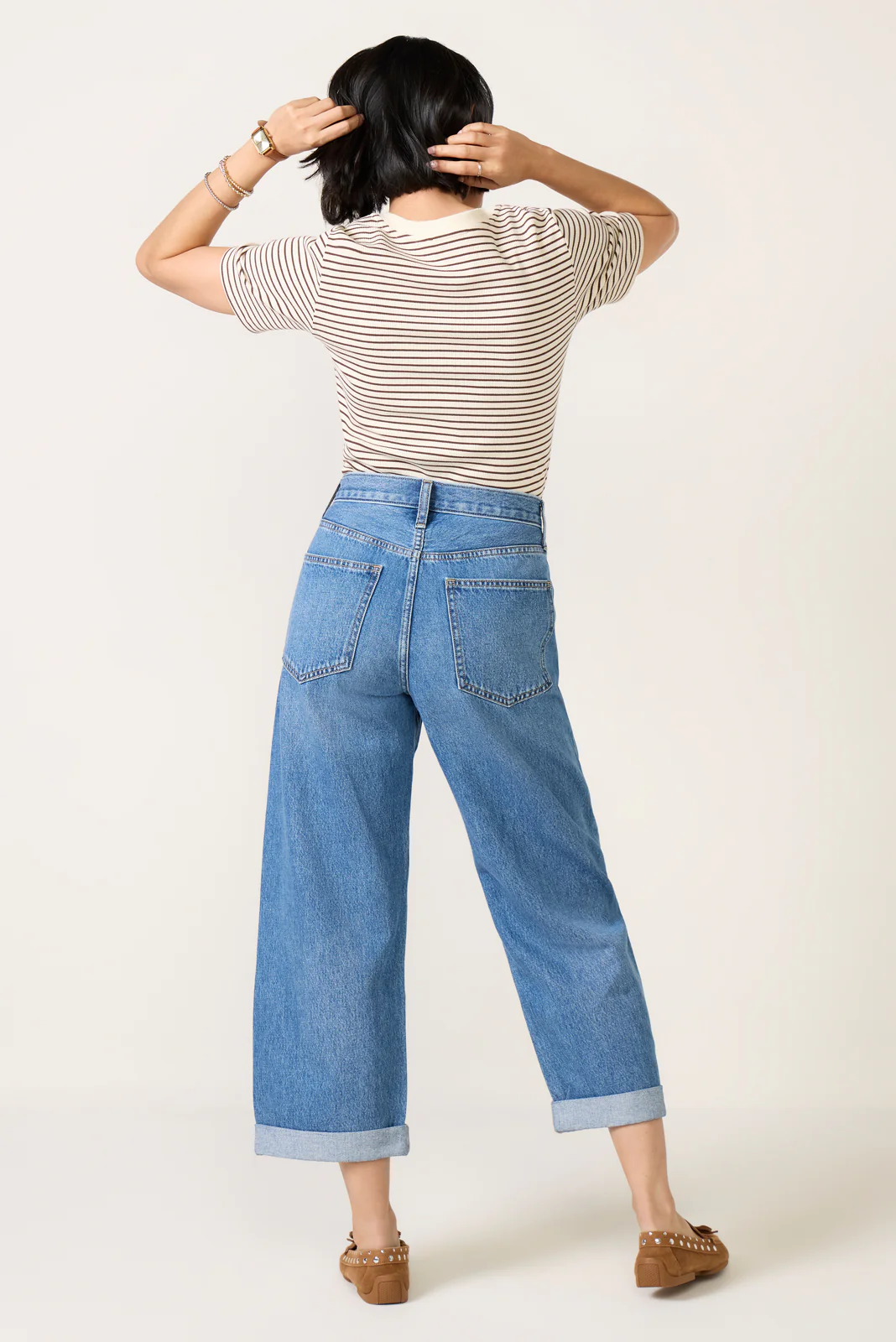 Petite Donny Rolled Hem Boyfriend Jean - Image 4