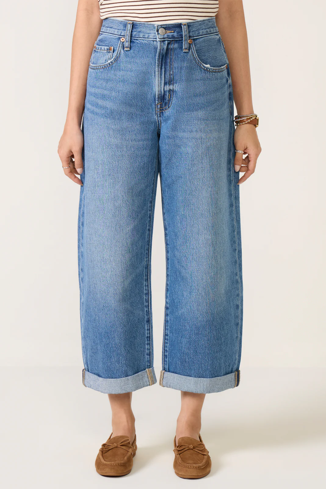 Petite Donny Rolled Hem Boyfriend Jean - Image 5