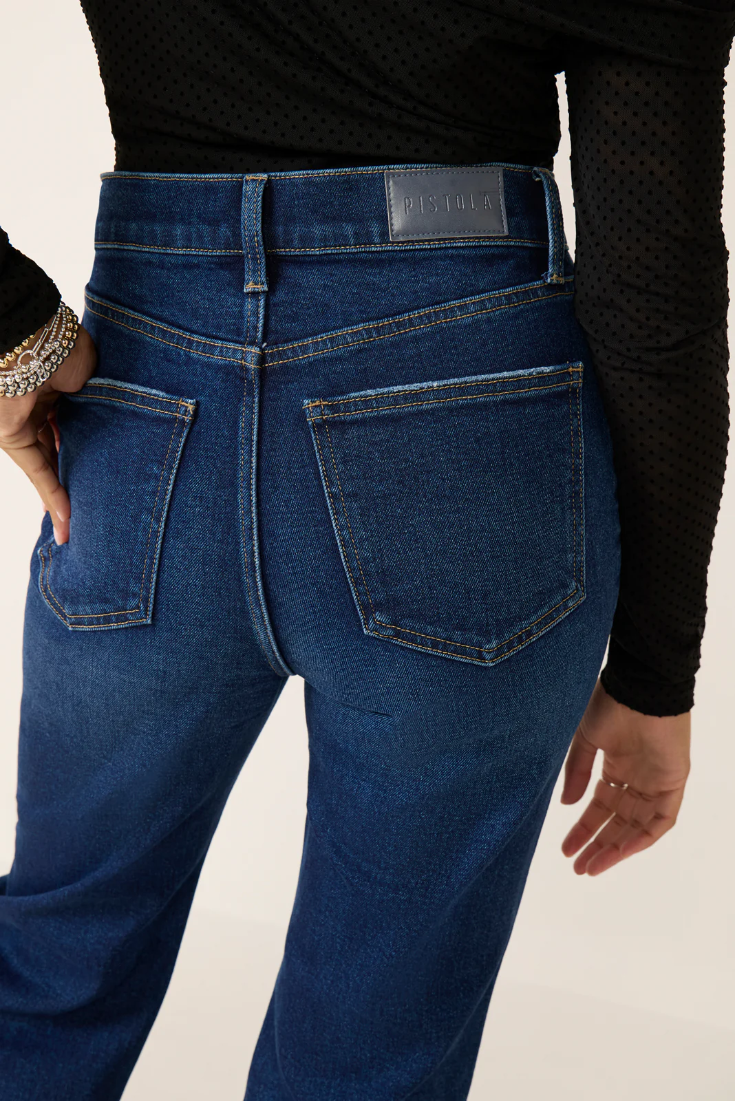 Petite Evie High Rise Slim Bootcut Jean - Image 3