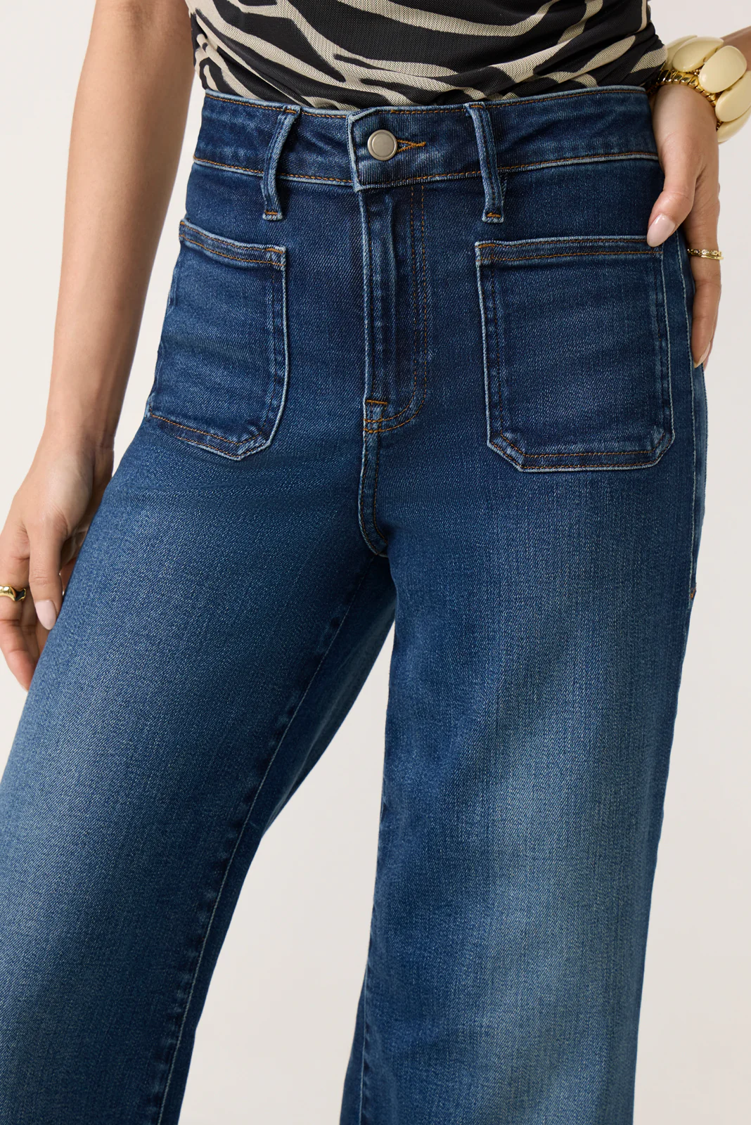 Petite Good Waist Palazzo Jean - Image 2