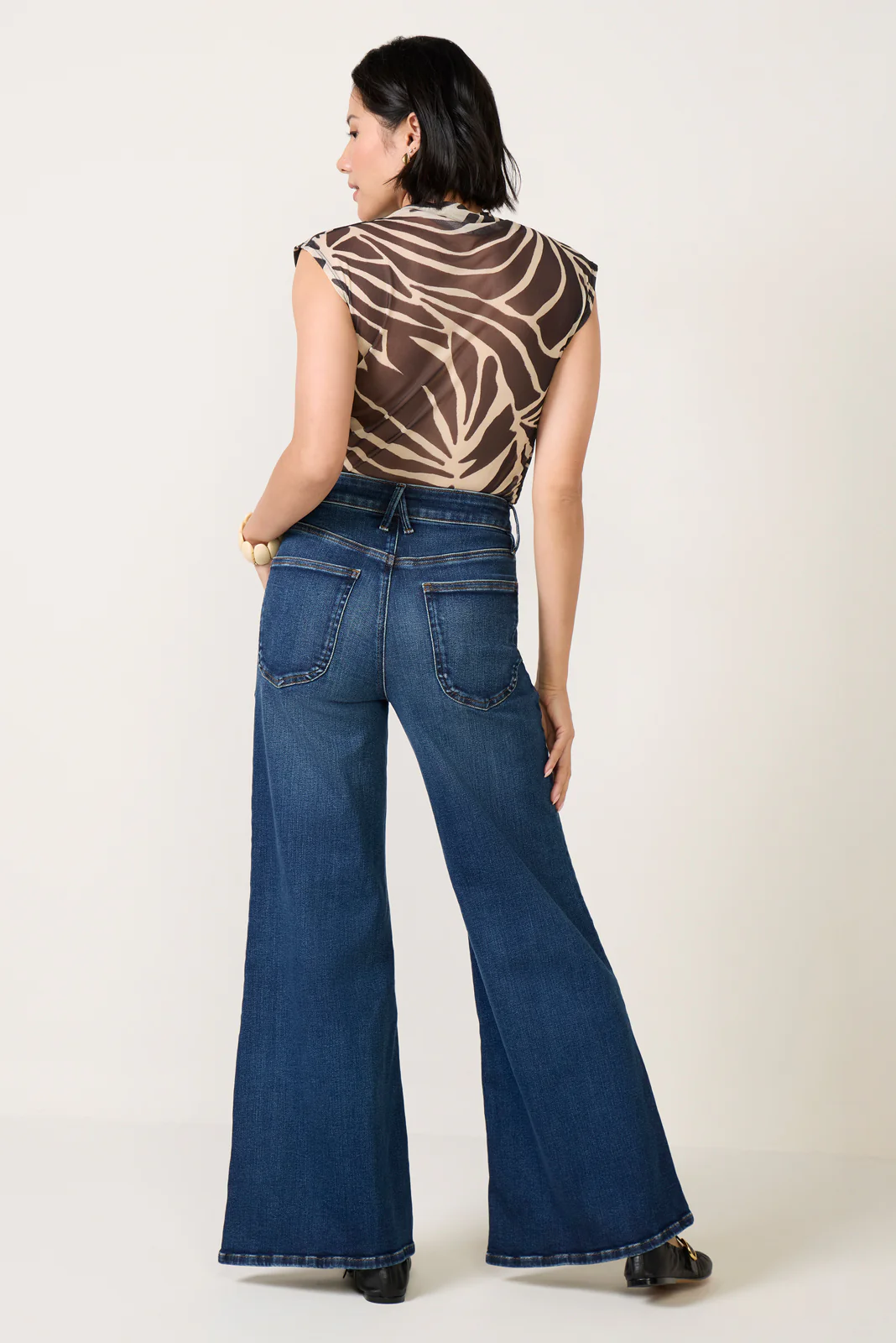 Petite Good Waist Palazzo Jean - Image 4