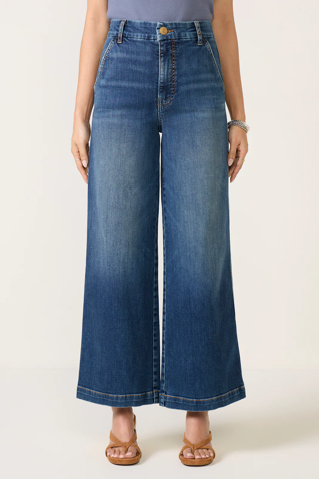 Petite Jodi Trouser Wide Leg Jean - Image 5