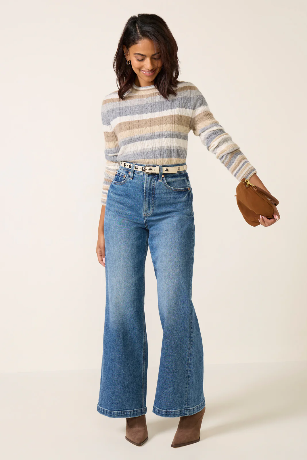 Petite Lana Wide Leg Jean