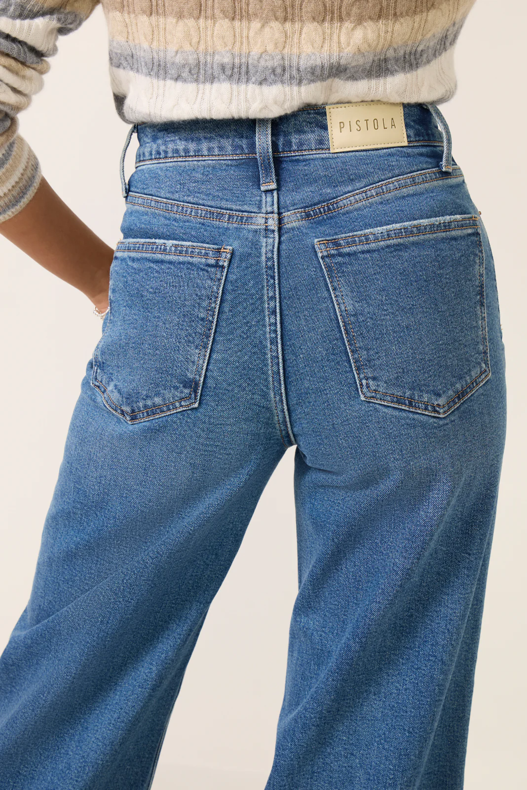 Petite Lana Wide Leg Jean - Image 3
