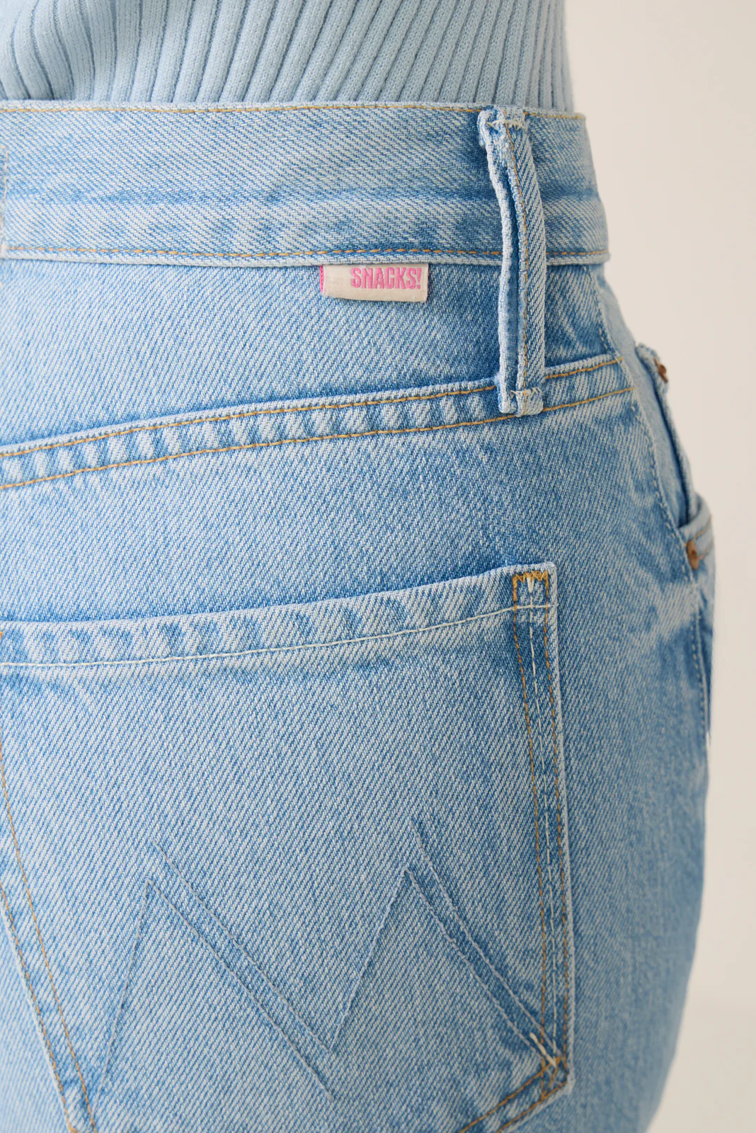 Petite Lil Lemon Twist Sneak Wide Leg Jean - Image 5