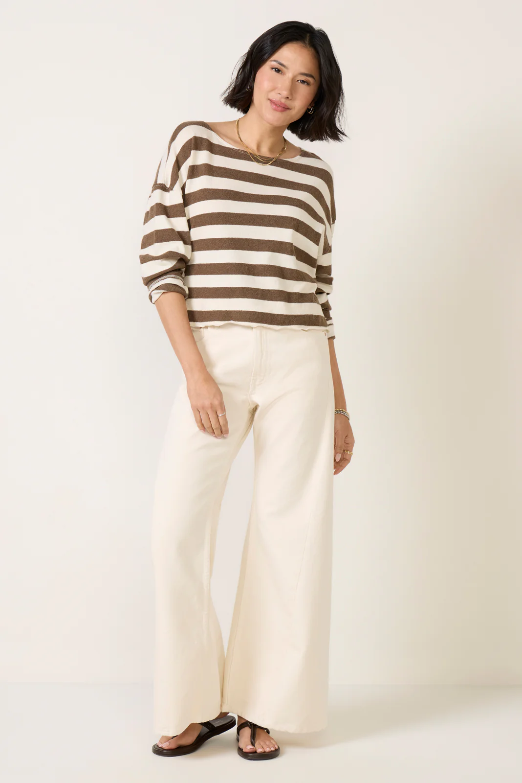 Petite Lil Lemon Twist Sneak Wide Leg Jean