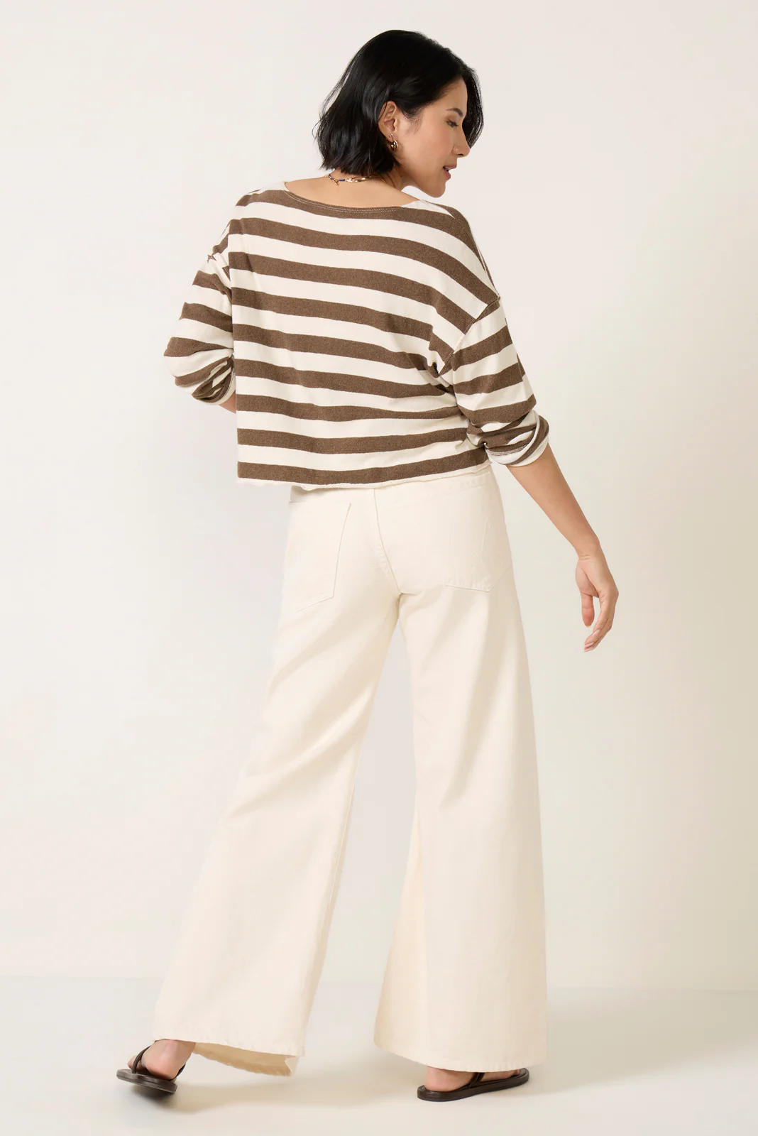 Petite Lil Lemon Twist Sneak Wide Leg Jean - Image 4