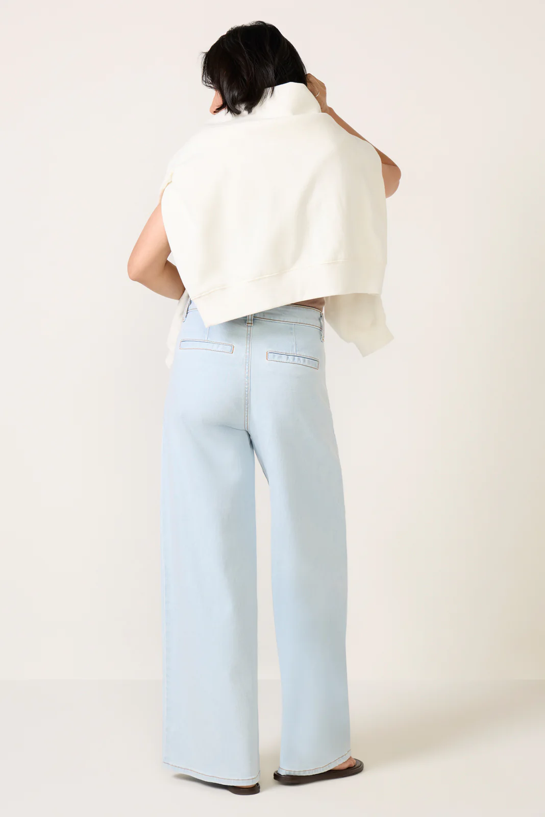 Petite Maya Wide Leg w Tie Waist - Image 4