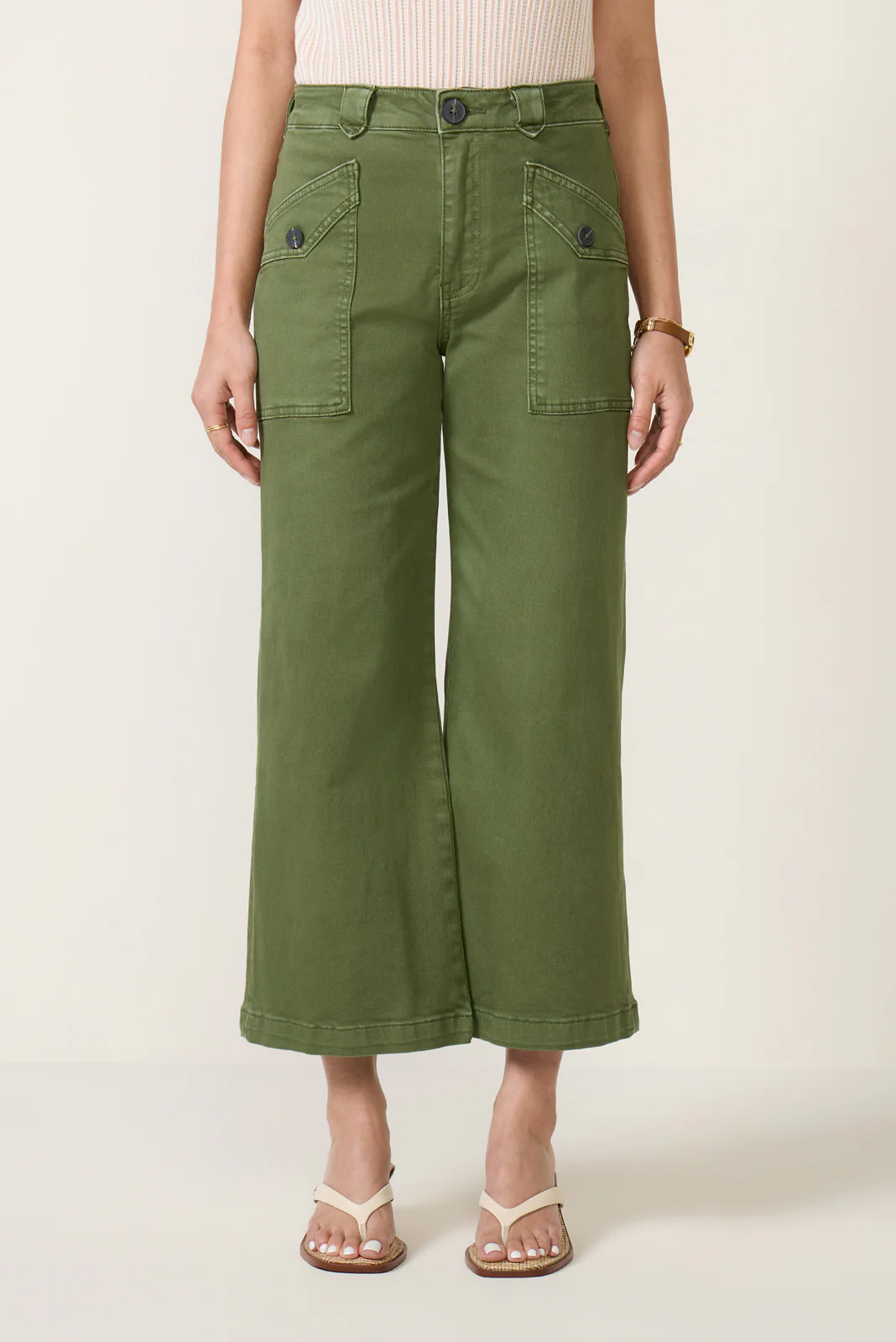 Petite Meg Wide Leg w Utility Pockets Pant - Image 5