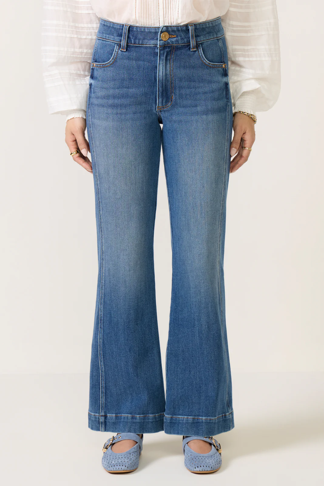 Petite Natalie Bootcut w Side Inset Jean - Image 5