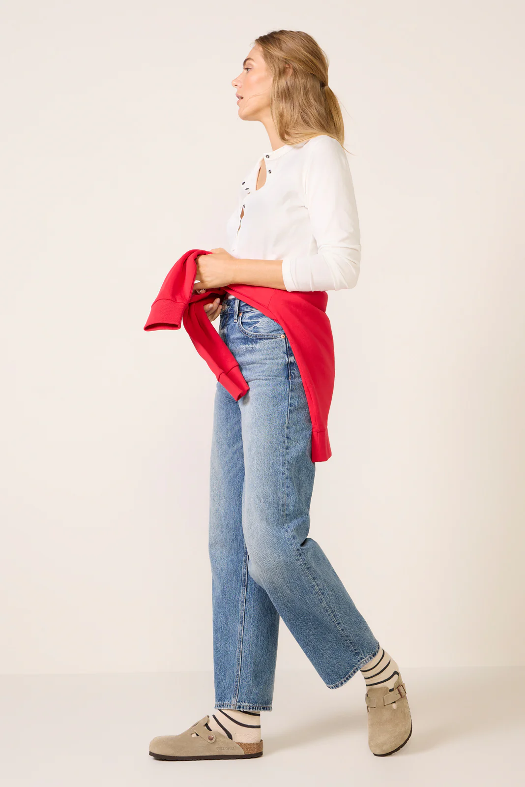 Peyton Henley Long Sleeve Top - Image 2