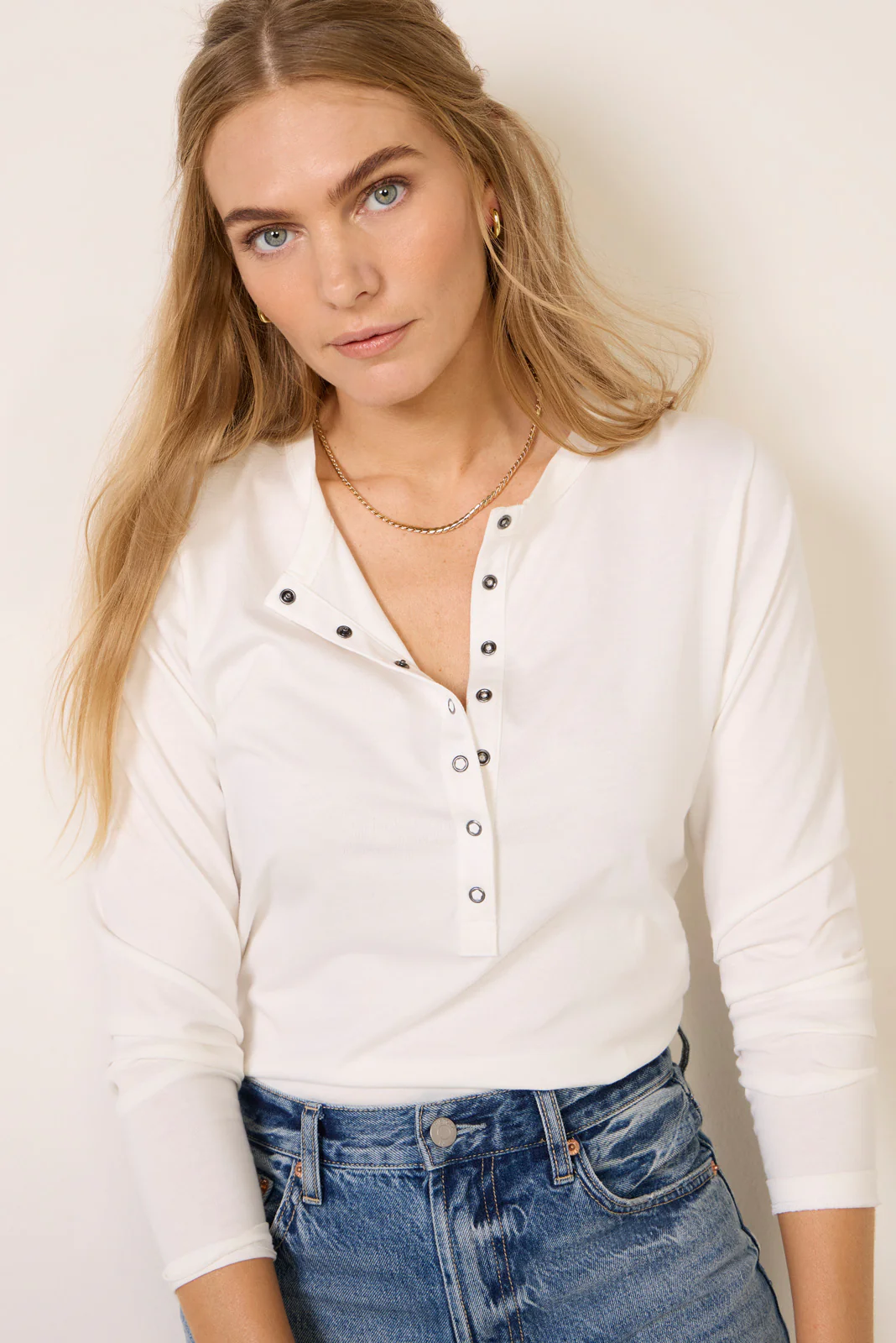 Peyton Henley Long Sleeve Top - Image 5