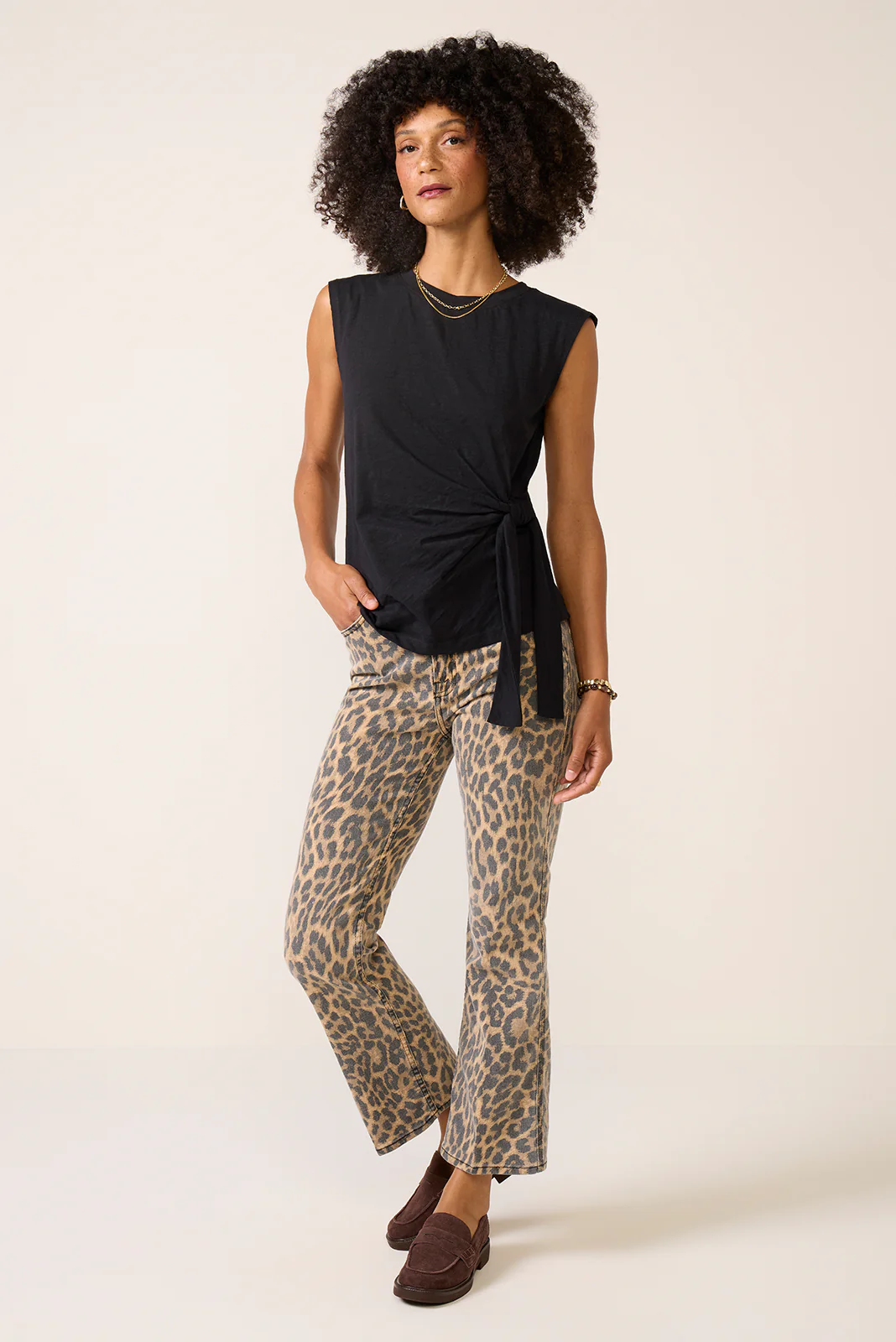 Piper Side Tie Tank Top - Image 3