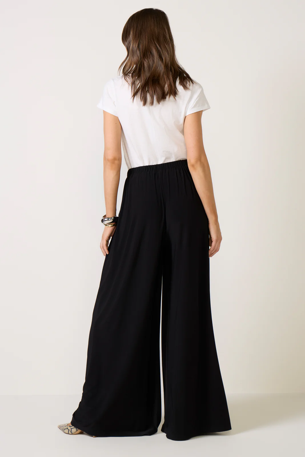 Pleated Wide Leg Pant - Image 4